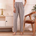 Slim Fit Mid-Rise Grey Narrow Pant