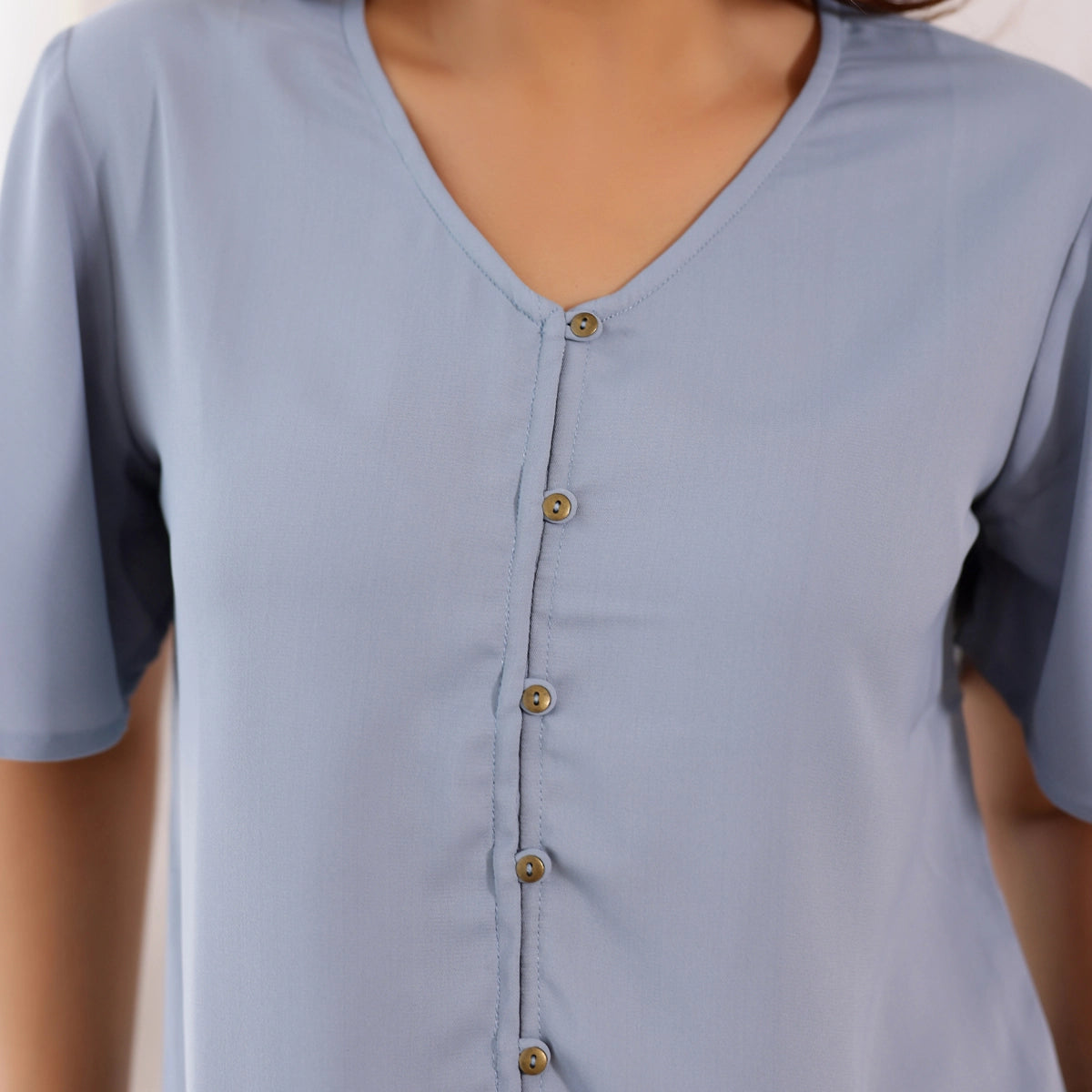 Pastel Blue knot shirt