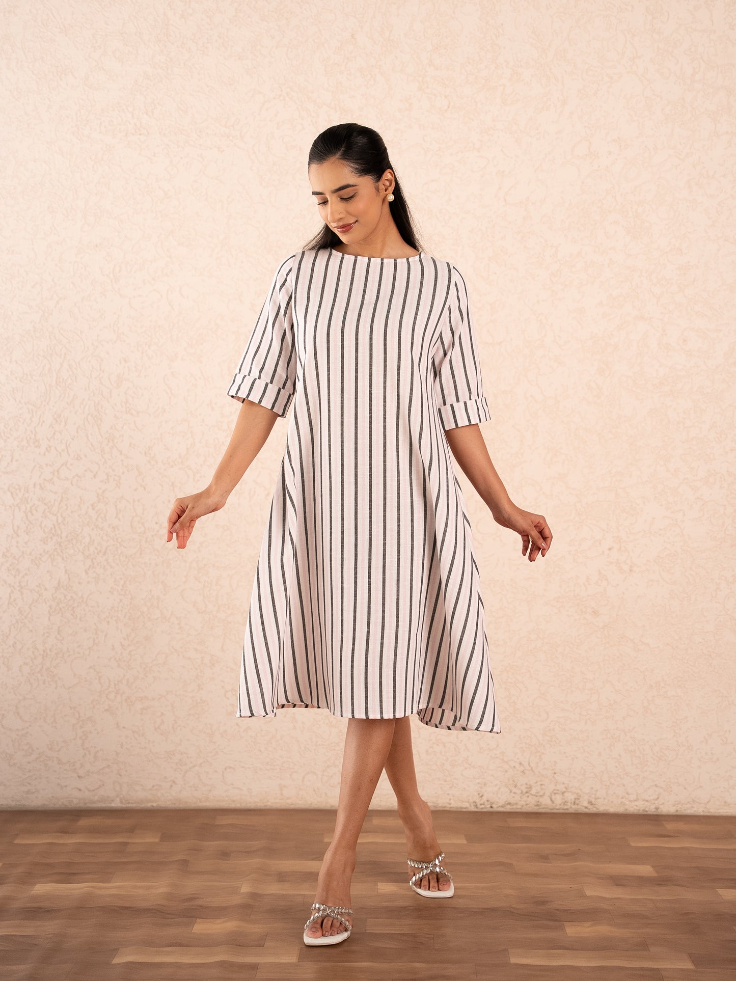 Striped Midi Dress