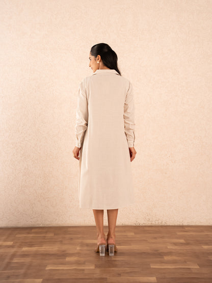 White Midi Dress