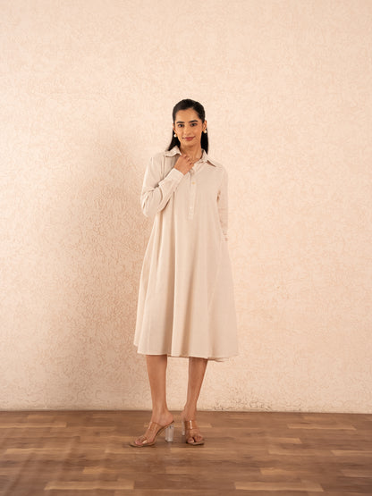White Midi Dress